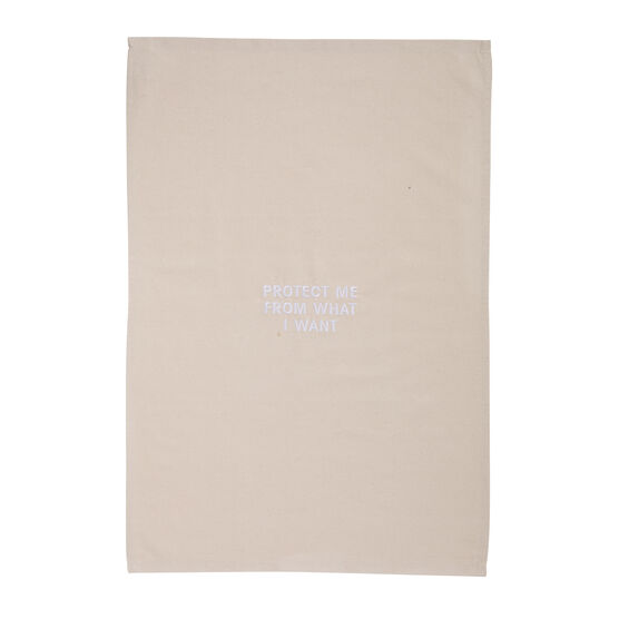 Jenny Holzer Protect Me tea towel